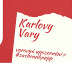 Karlovy Vary se p�id�vaj� k syst�mu digit�ln�ho varov�n� obyvatel v krizov�ch situac�ch pomoc� aplikace Z�chranka